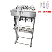 4 нос пневматическая парфюмерная машина для наполнения духов вакуумное управление уровнем стеклянная бутылка устройство