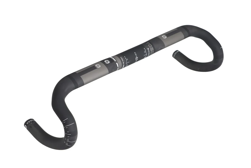 

Carbon Fiber Bicycle Handlebar Road Handlebar Bent Bar Stem Diameter 31.8mm Handlebar Width 400/420/440mm