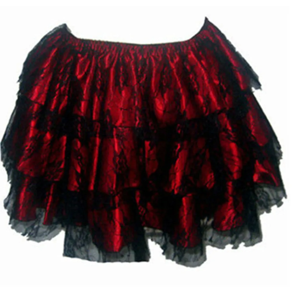 Super Hot Women Red tutu skirt Dance night Fancy Club halloween christmas party 