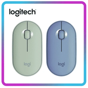 

Logitech Pebble Wireless Mouse Bluetooth 2.4GHz USB Receiver Dual-connectivity Silent Mouse for PC Computer Gaming Mouse