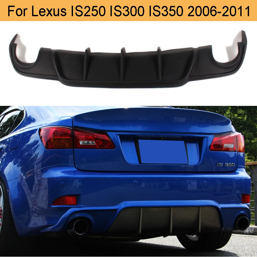Автомобильный задний бампер диффузор бампера для Lexus IS250 IS300 IS350 2006 2011 из PU