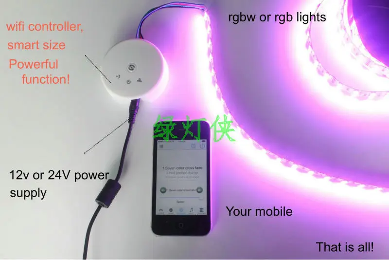 Светодиодный wifi контроллер RGBW wifi контроллер усилителя контроллер синхронизации