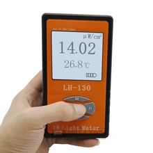 LH-130 Infrared Light Irradiance Power Meter Tester Radiometer LED Luminous Intensity Sunlight Meter