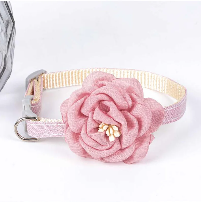 Rose Floral Kitten Collars. Pastel Colored roses for cat collars | Loli the Cat