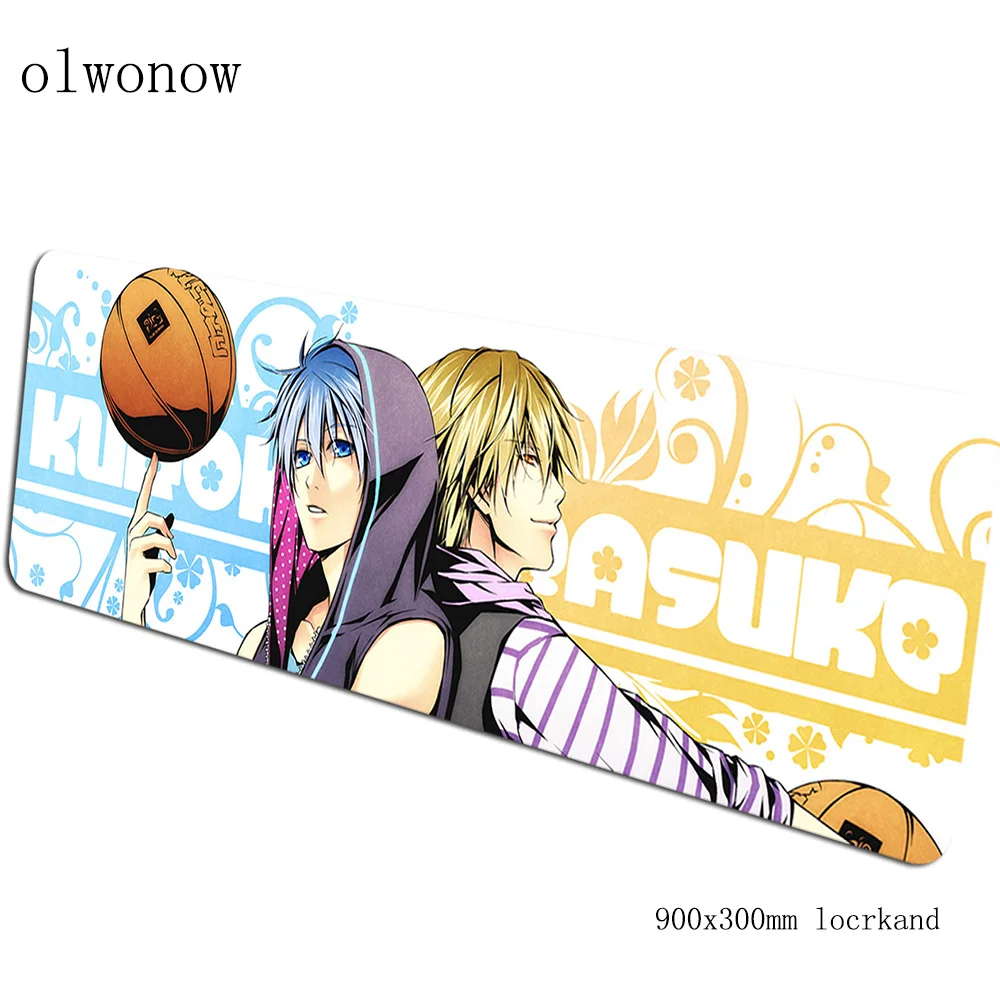 Kuroko no Basuke Высокое качество коврик для мыши 90x30 площадку для мышь Notbook коврик для компьютерной игровая клавиатура со встроенной мышью коврики для мыши