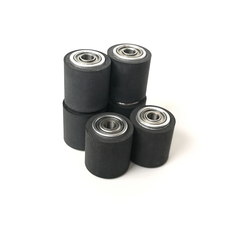 10pcs Pinch Roller Roland Graphtec Cutok DC240 Inkjet Printer Vinyl Cutter Cutting Plotter Roll 4x15x16mm Rubber