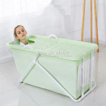 

21%Bathtub Adult Folding Bathtub Bathing Plastic Child Bathtub Home Large Bathtub