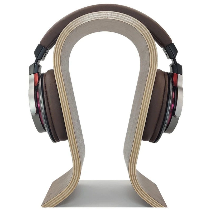 Headset Stand Gaming Headphone Display Holder Hanger Wooden Walnut for S ennheiser Aud io Technica AKG Beye rdynamic Logi tech H
