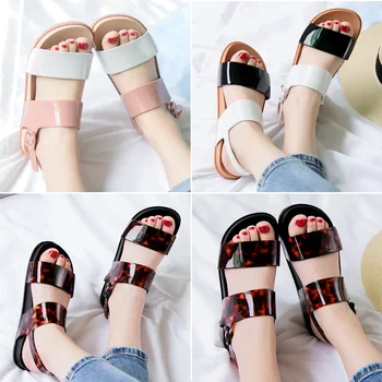 

Melissa Cosmic 2020 New Women Roman Flat Sandals Brand Melissa Women Jelly Shoes For Female Jelly Shoes Women Jelly Sandals