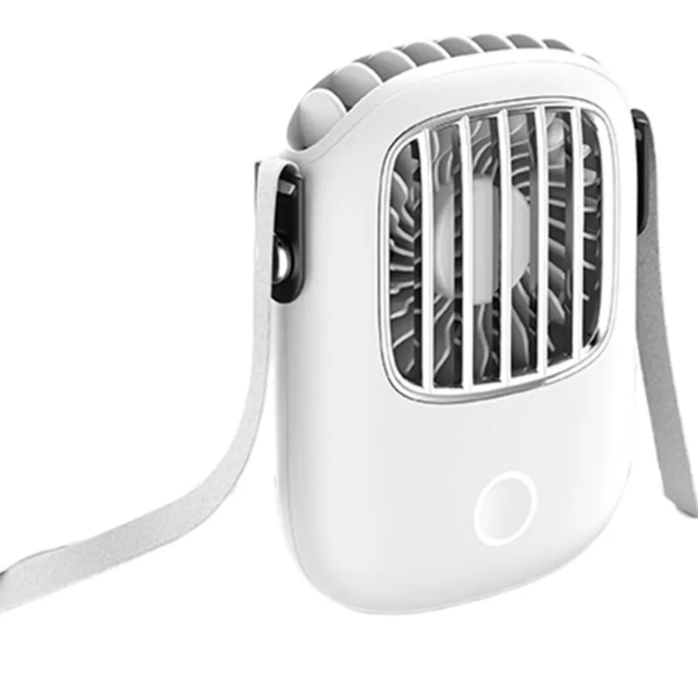 Открытый Draagbare Opknoping Usb Lanyard Fan Hals Drie Speed aanpass Lui Ventilator Licht Gewicht Doet Geen Pijn De