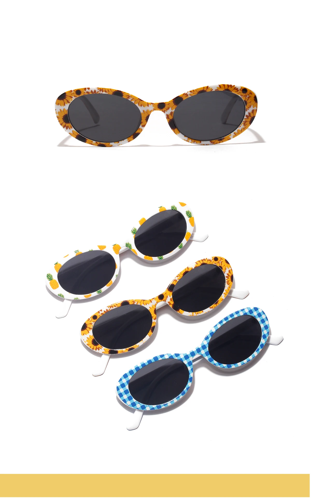 Perdurable Fashion Colorful Personalized Vintage Sunglasses