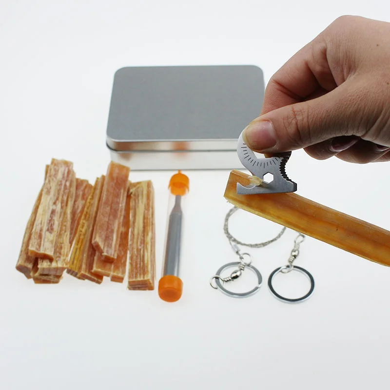

Outdoor Emergency Kit First Aid Box Supplies Field Fire tool survival kit Box For Camping Travel Survival Gear Tool Kit