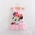 Baby Girl Dress 2021 Summer 100% Cotton Tops Sleeveless Dress Cartoon Fashion Dress Baby Girl Cartoon Tops Dressd