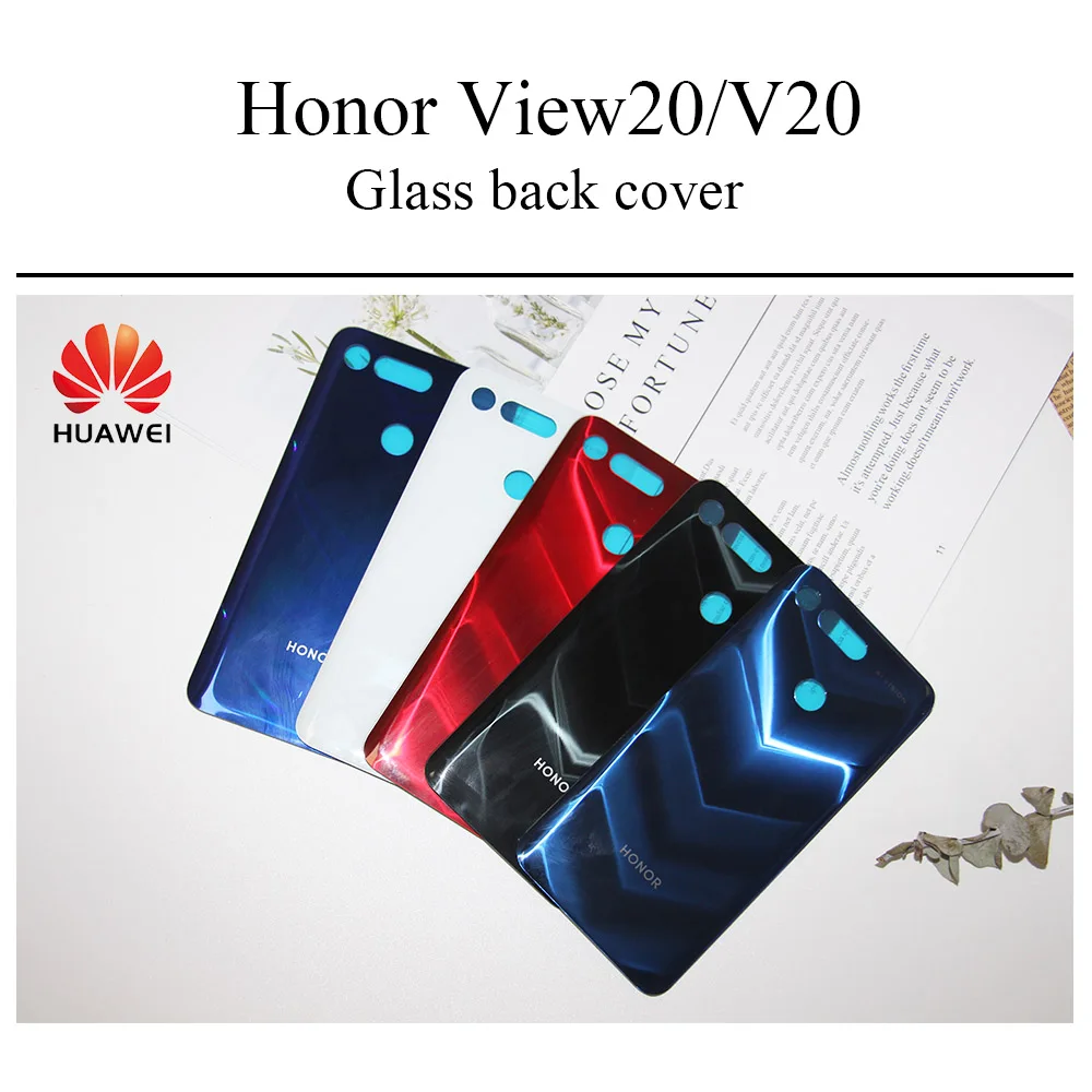 Новинка 6," для huawei Honor View 20 Крышка батарейного отсека задняя крышка корпуса для Honor V20 задняя Замена