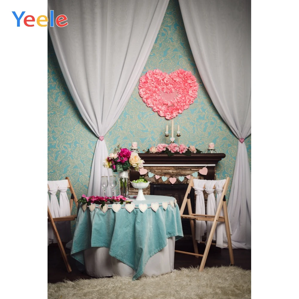 

Yeele Christmas Tree Photography Backdrops Window Curtains Dolls Photographic Studio Photo Background Birthday Decorations Prop