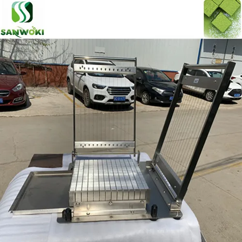 made 25*25mm cutting distance soft candy square Cutting Machine Chocolate Block Cutter Machine chocolate guitar machine