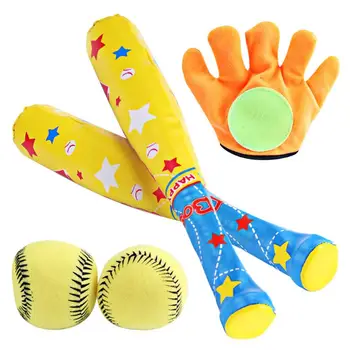 

Children Softball Set Baseball Stick Parent-child Interactive Outdoor Sport Game Physical Training Baby kids Safe Protect Acce