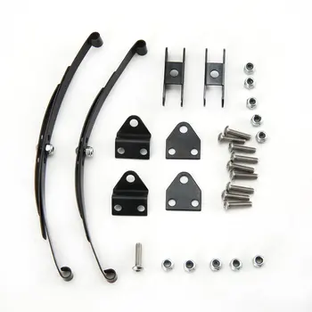 

2/4 Pcs 1/10 Rock Crawler Hard Leaf Spring Suspension Stainless Steel Bar for F350 D90 RC4WD Tamiya Axial Truck