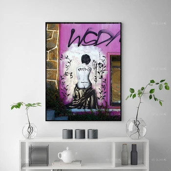 

Home Decor Nordic Abstract Graffiti Valparaiso Street HD Wall Art Posters Prints Canvas Painting Modular Picture For Living Room
