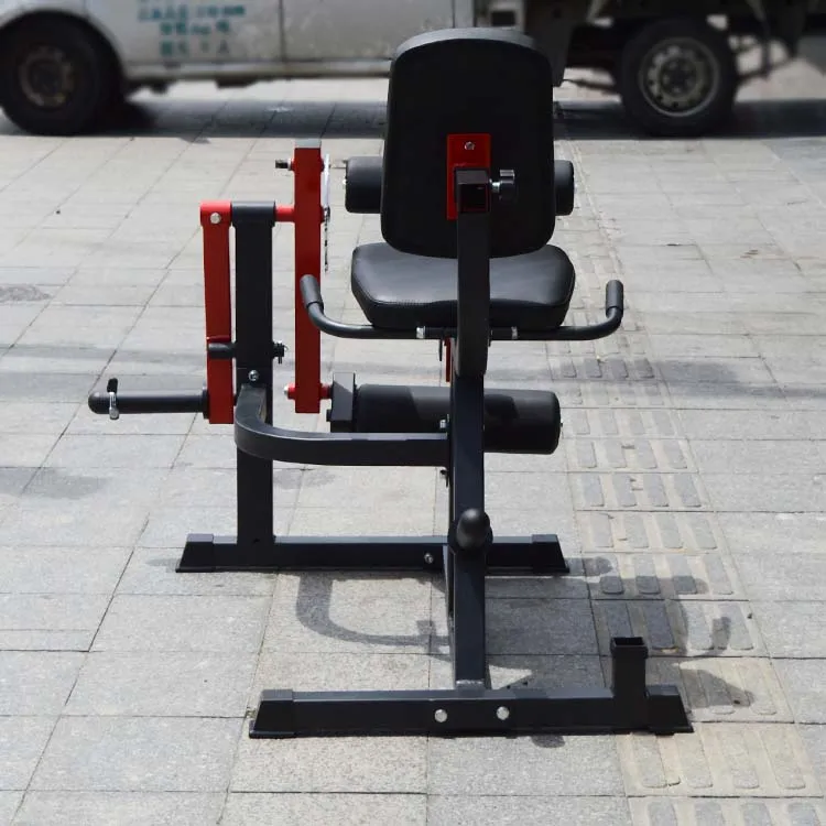 The backview of a leg curl extension machine sold by 100 Spartans