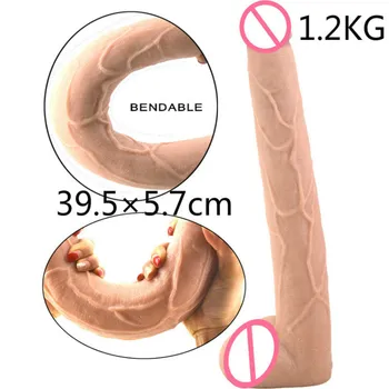 39.5*5.7cm Big and thick Dildo large long anal dildo realistic huge horse anal butt dildos no vibrator adult sex toys for womanl 3