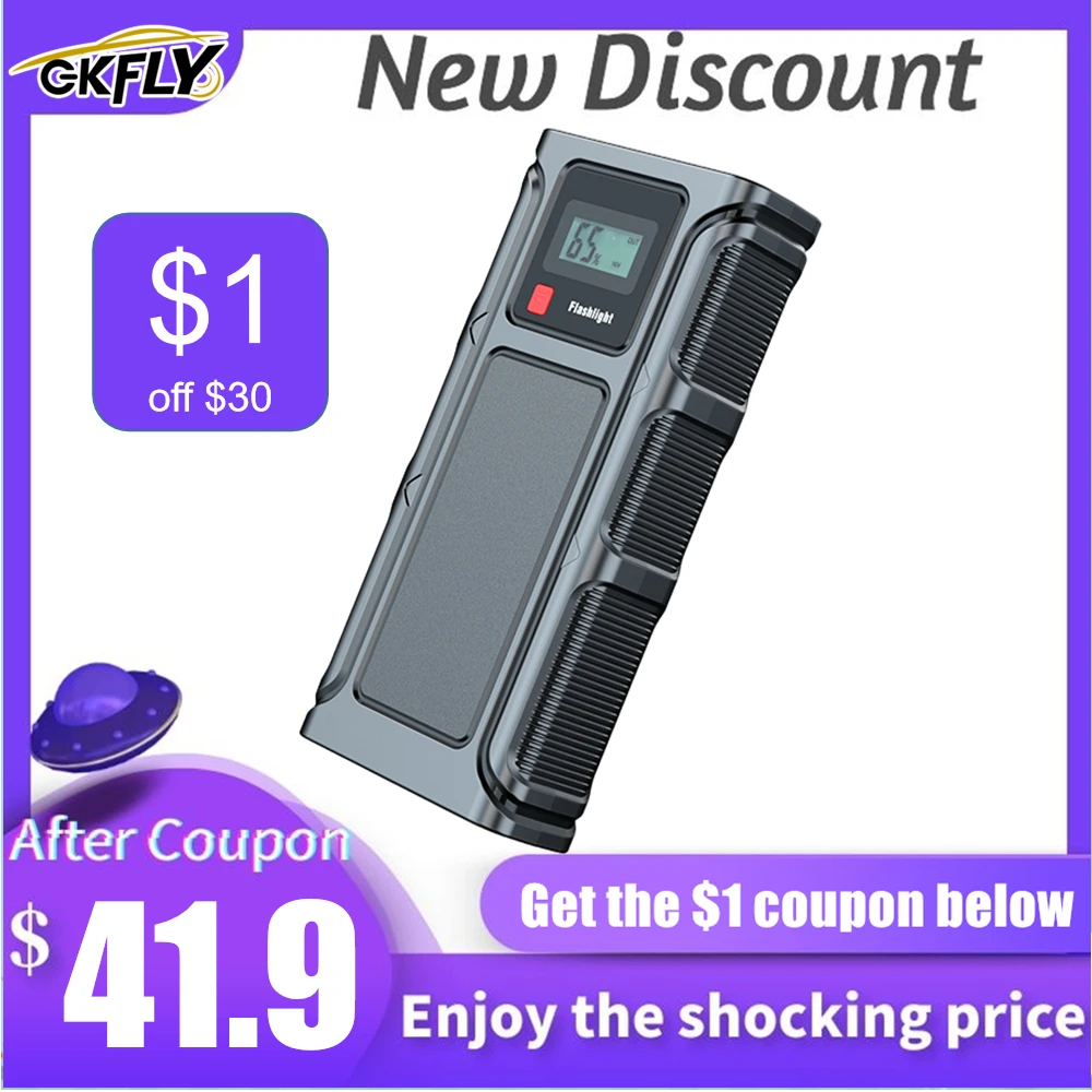 High Power Car Jump Starter Battery Booster Charger For Starting Device Cables Portable Power Bank 2000A Emergency Buster
