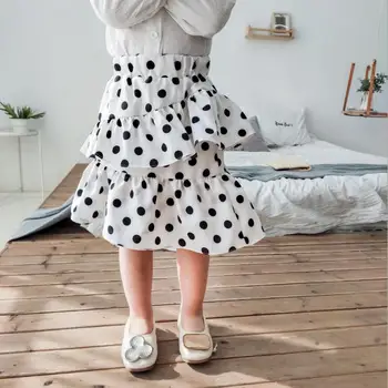 

2020 New Girls Ruffles Skirt Fashion Cotton Spring Girls Skirts 1-6t PP976