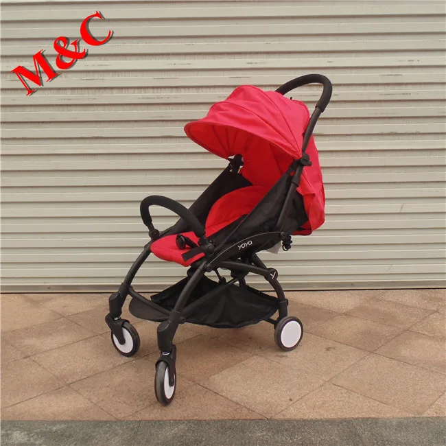 B style red Оригинальная легкая коляска может сидеть и лежать на 175 градусов Складная коляска yoya ультра-легкая портативная дорожная детская коляска - Цвет: B style red