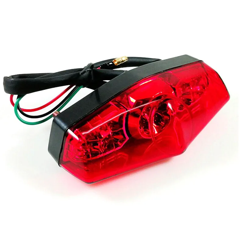 Motorcycle Turn Signals Tail Lights Motorbike Rear Light ATV Dirt Bike Universal LED Integrated