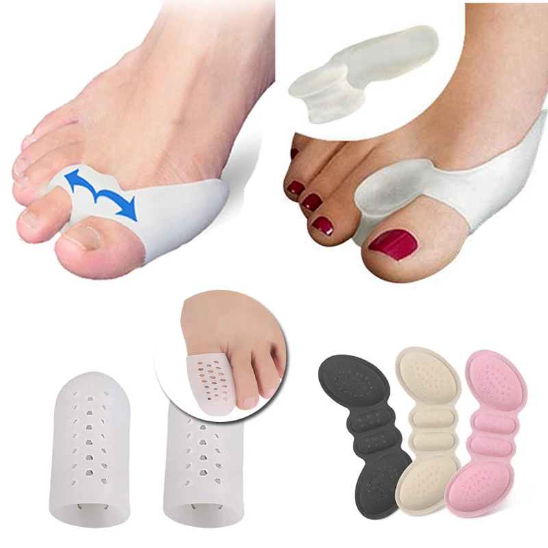 Daily Silicone Gel Foot Toe Separator Thumb Hallux Valgus Bunion Corrector Adjuster Thumb Orthopedic Braces Correct Feet Care