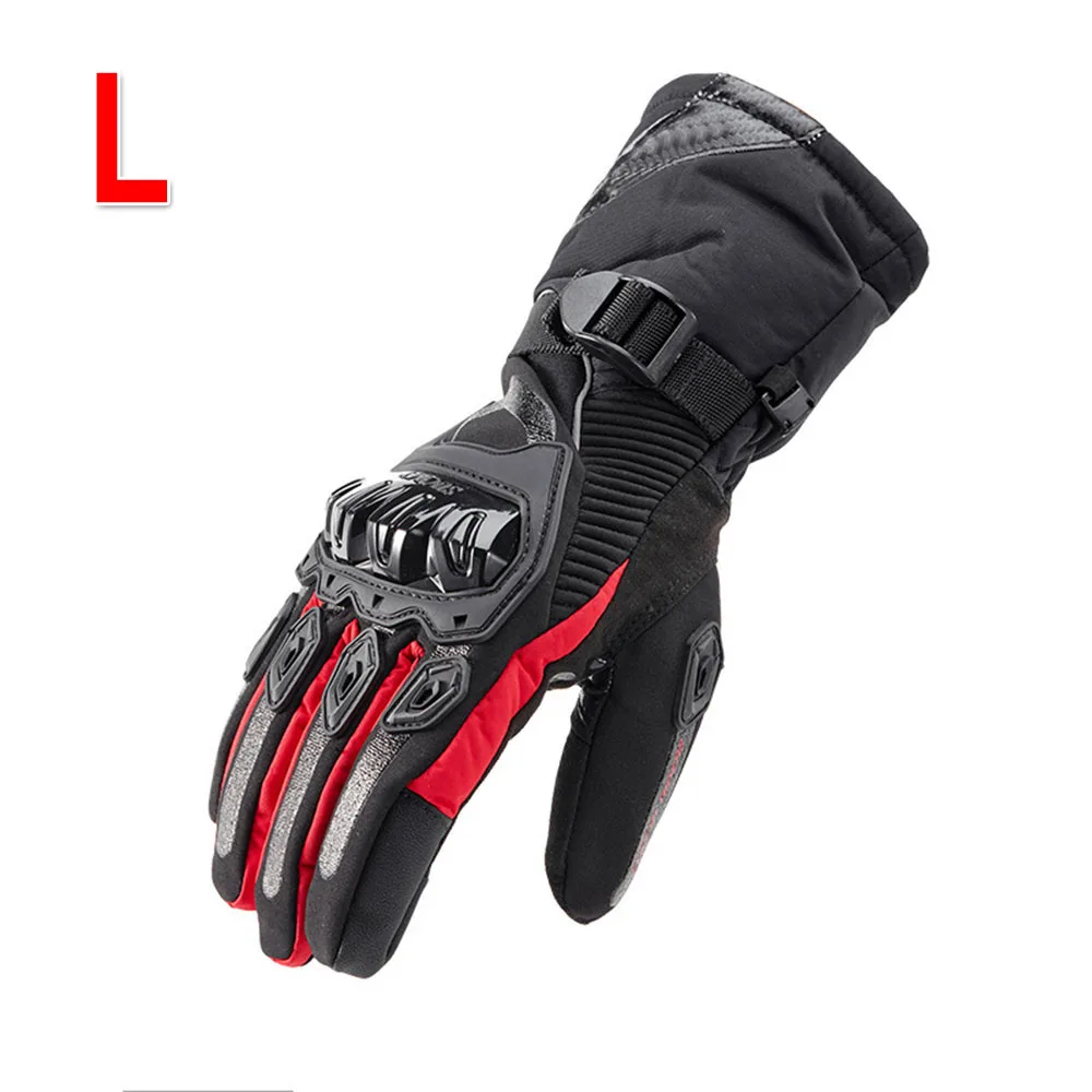 

1 Pair Motorcycle Bicycles Hiking L & R Gloves Waterproof Winter Warm Non-slip