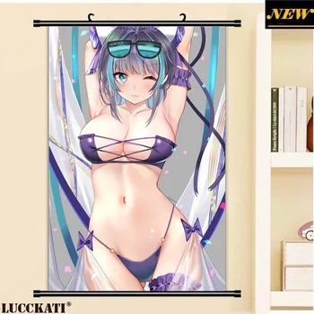 

Azur Lane Bilan Hangxian cheshire bikini animal ears breasts cameltoe sexy loli cartoon anime wall scroll poster canvas painting