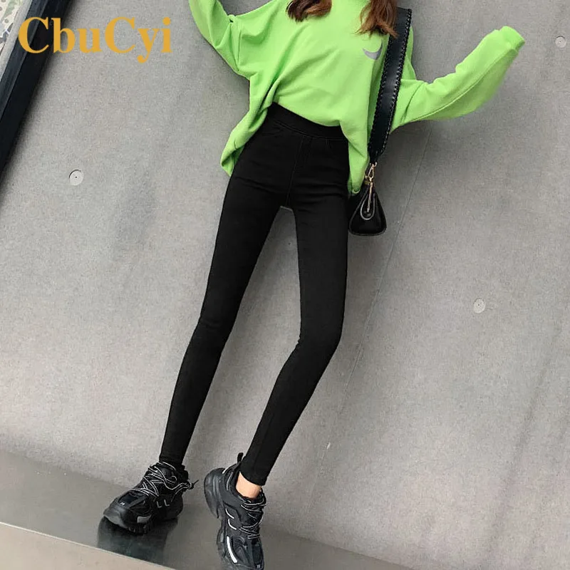 plus size skinny black trousers