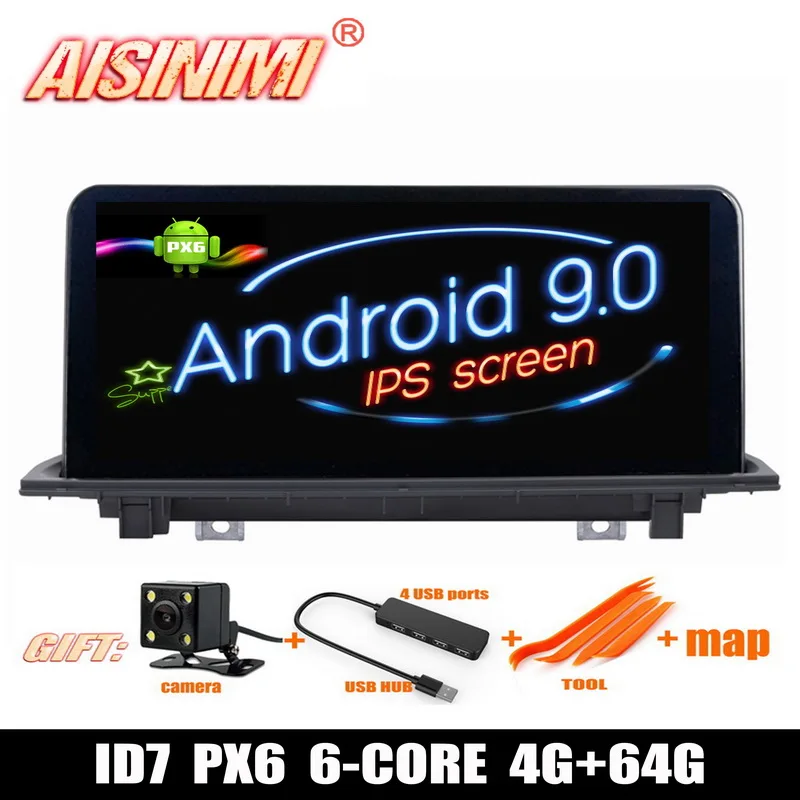 AISINIMI Android 9 0 4G 64G Автомобильный Dvd Navi плеер для BMW X1 F48 (2016-2017) Оригинальная NBT система