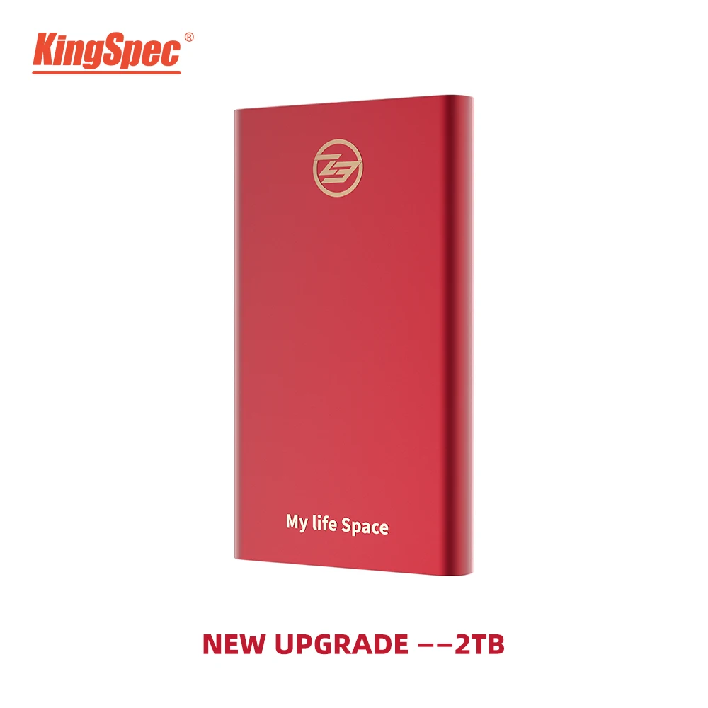 

KingSpec Portable SSD 1TB hdd External SSD Type C USB3.1 2TB Externe Festplatte Hard Drive Disk for laptop Mac Linux Gift