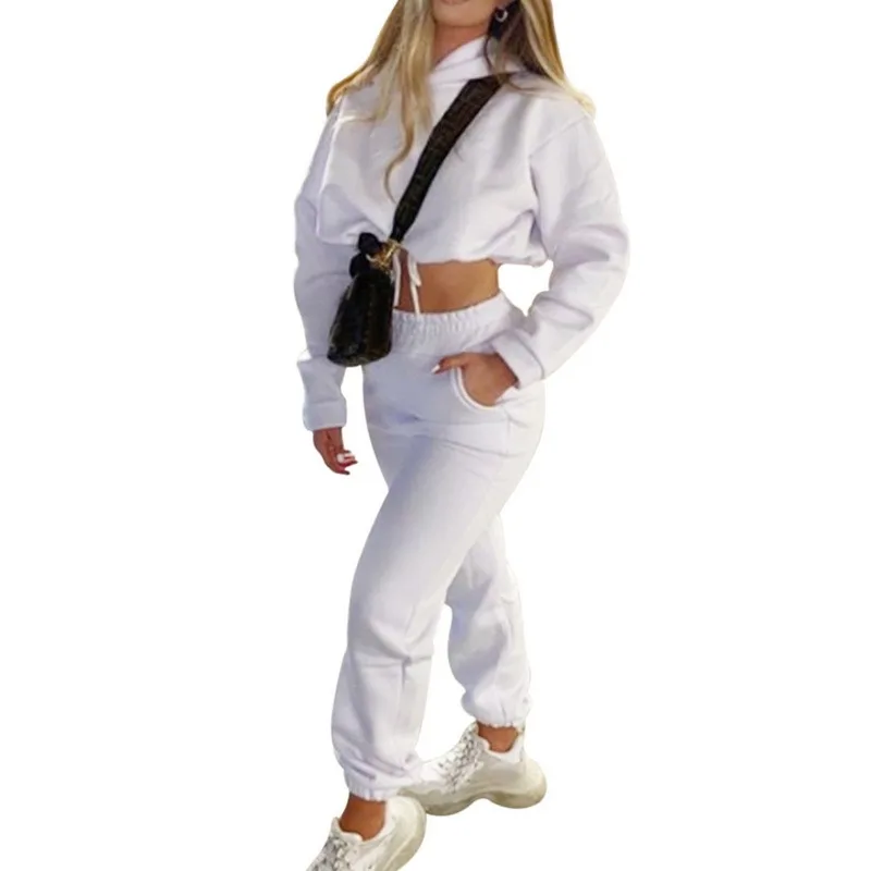 Women Hooded Tracksuit Sports 2 Pieces Set Sweatshirts Pullover Hoodies Pants Suit Sweatpants Trousers Outfits 2022Notice:For manual measurement, please allow 1-3cm error Size:S-XLColor:white,pink,gray,black,coffeeMaterial:polyesterPackage Includes:a pcs two-piece setCare instructions: Hand washing is recommended suit set Suits & Blazers