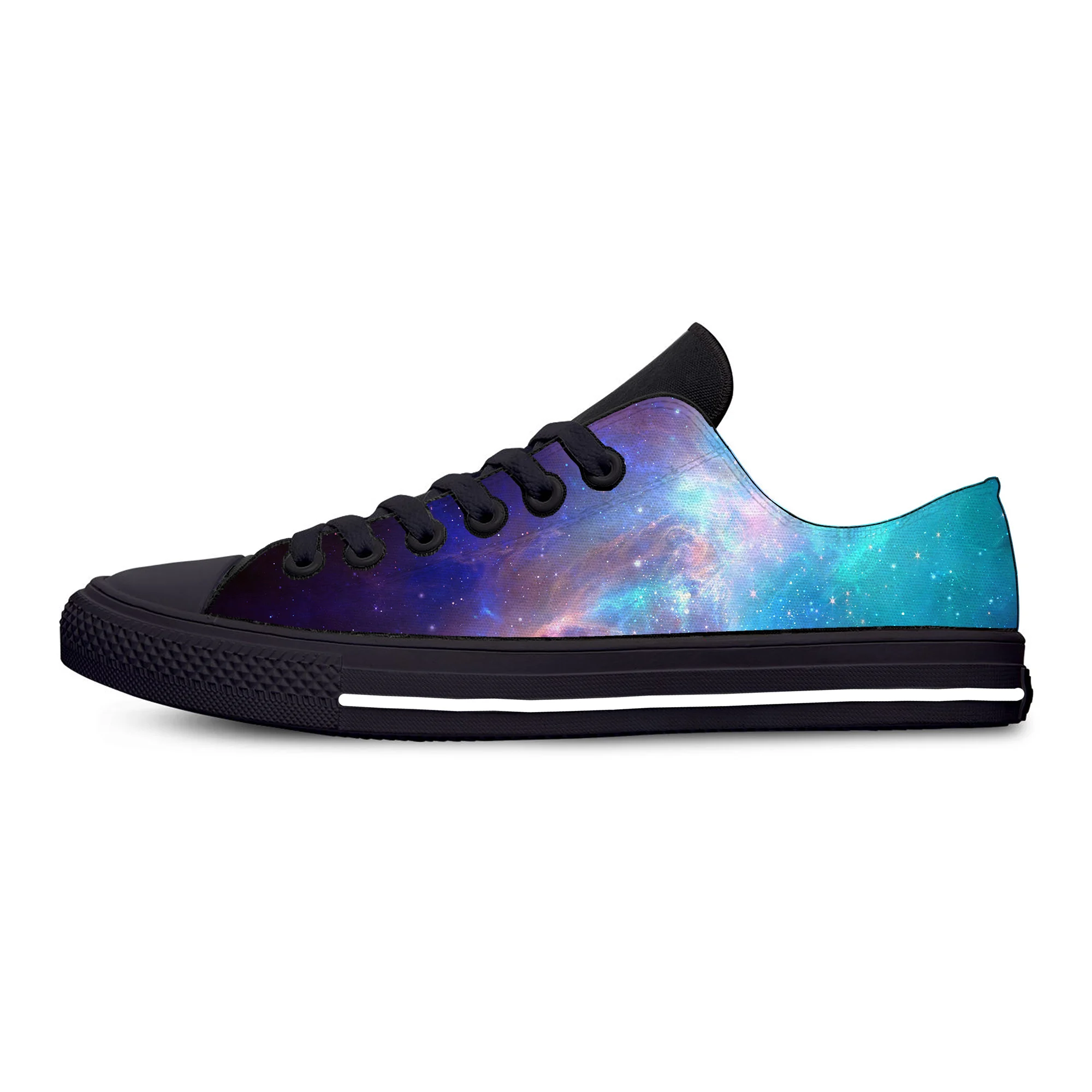 Galaxy Space universe star Funny Fashion Novelty Casual Cloth Shoes Low Top Lightweight Breathable 3D Print Men women Sneakers |