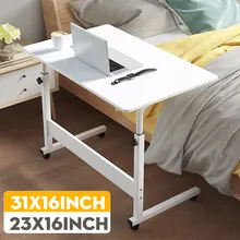 Ordinateur Portable chariot bureau roulant support Mobile Portable roulette chariot lit côté surlit Table poste de travail ordinateur bureau avec roulette verrouillable