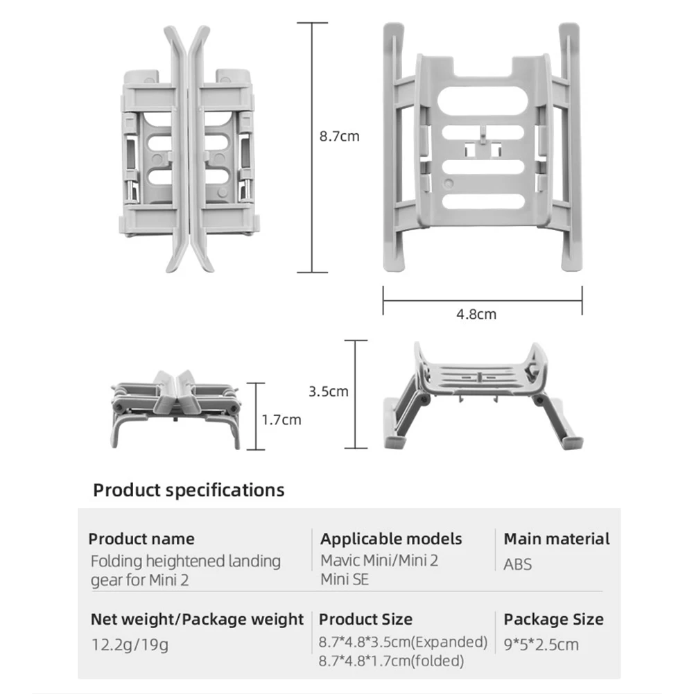 Trépied pliable pour DJI Mini SE/Mini 2/Mavic Mini