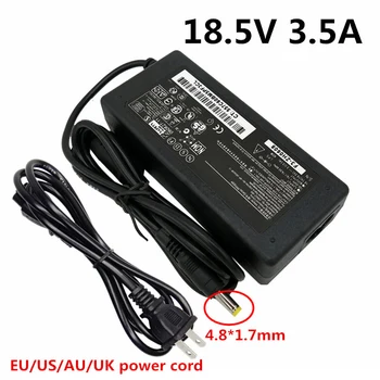 

18.5V 3.5A power supply DC4.8*1.7mm Notebook Laptop AC Adapter Power Charger Adapter EU US UK AU plug for HP Compaq Business