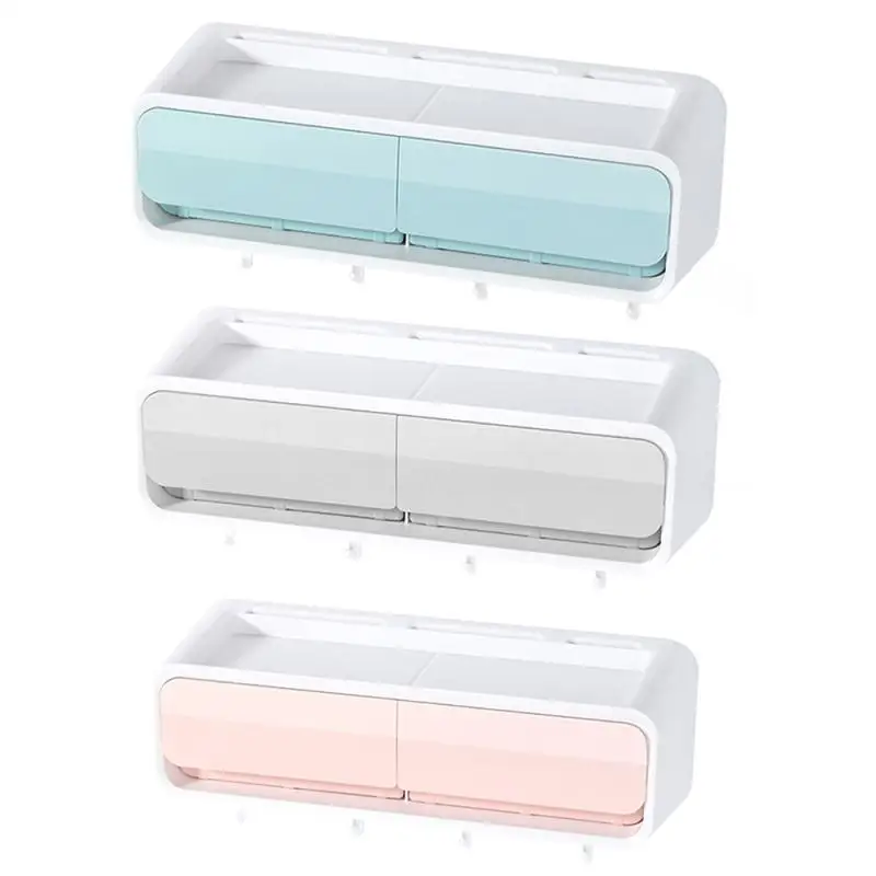 Kitchen Rack Wall Mounting Free Punch Seasoning Box Rack Storage Container Condiment Jars Kitchen Supplies Storage Rack