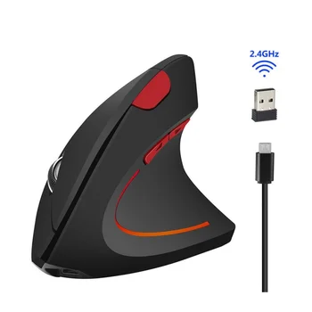 

2.4G Wireless Vertical Ergonomic Optical Mouse Portable Office Gaming Upgraded Mice