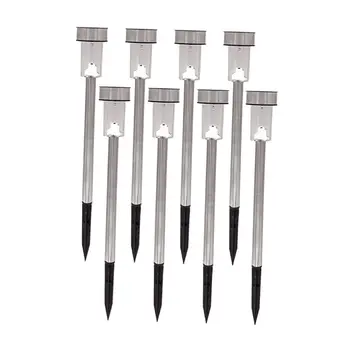 

8PCS Solar Ground Plug Light Household Waterproof Pathway Lamp LED Garden Landscape Light for Outdoor Yard Park Garden