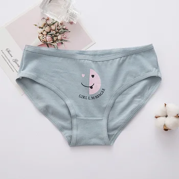 

Women Panties Soft Cotton Intimates Female Underwear Sexy Lace Bikini Briefs Plus Size Lingerie Striped Letter Print Girl Cute