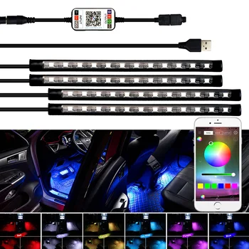 

Auto LED Ambient Light APP Control RGB LED Strip Atmosphere Lamp for Mercedes Benz W211 W212 W204 W205 W203 W124 W245 W209 W246