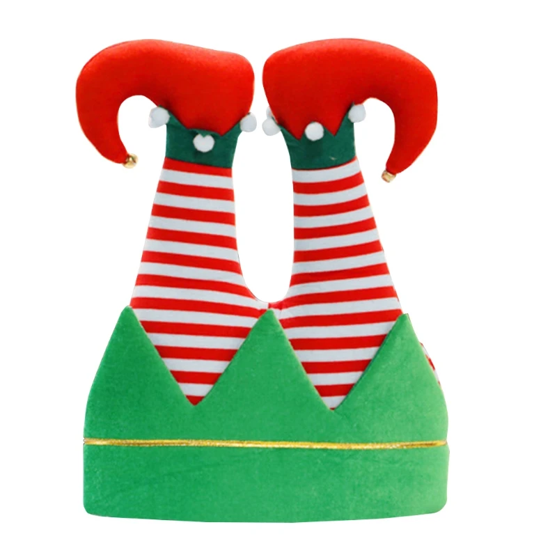 

Unisex Santa Claus Hat Creative Funny Clown Trouser Legs Cap Spoof Christmas Hat Christmas Festival Party Headgear