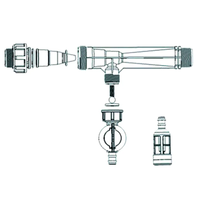 Venturi Műtrágyázási Rendszer 1 "/1.5"/2 "Férfi Szál Öntözés Automatikus Műtrágya Injektor Fecskendő 1Set - Image 6