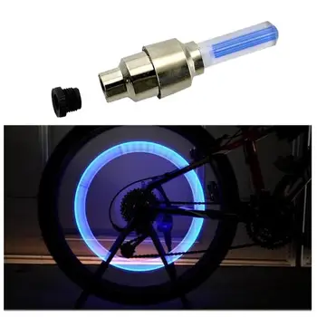 

1 Pair Motorcycle Tire Valve Core LED Light Waterproof Motorcycle Bicycle Cycling Tyre Wheel Flashing Light Tire Decoration Lamp