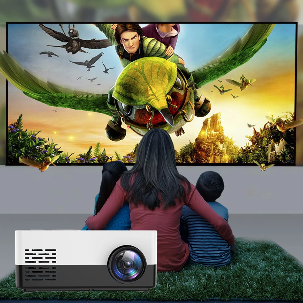 Мини домашний проектор J15 с поддержкой 1080P AV USB SD-карты портативный карманный для
