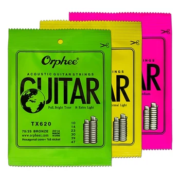 

Orphee 10 Set 6Pcs/Set Guitar String String Super Light Acoustic Guitar Strings